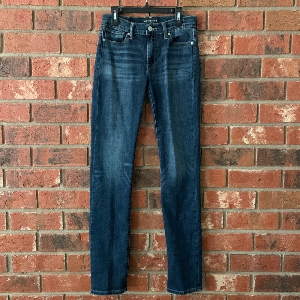 Lucky Brand Women's Straight Leg Jeans - Dark Blue